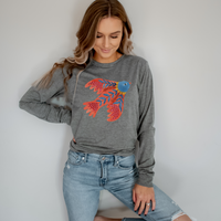 Red Bird long sleeve tee