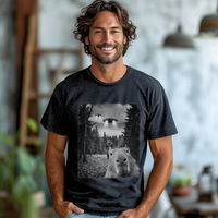 Capybara UFO Bigfoot crew neck short sleeve tee