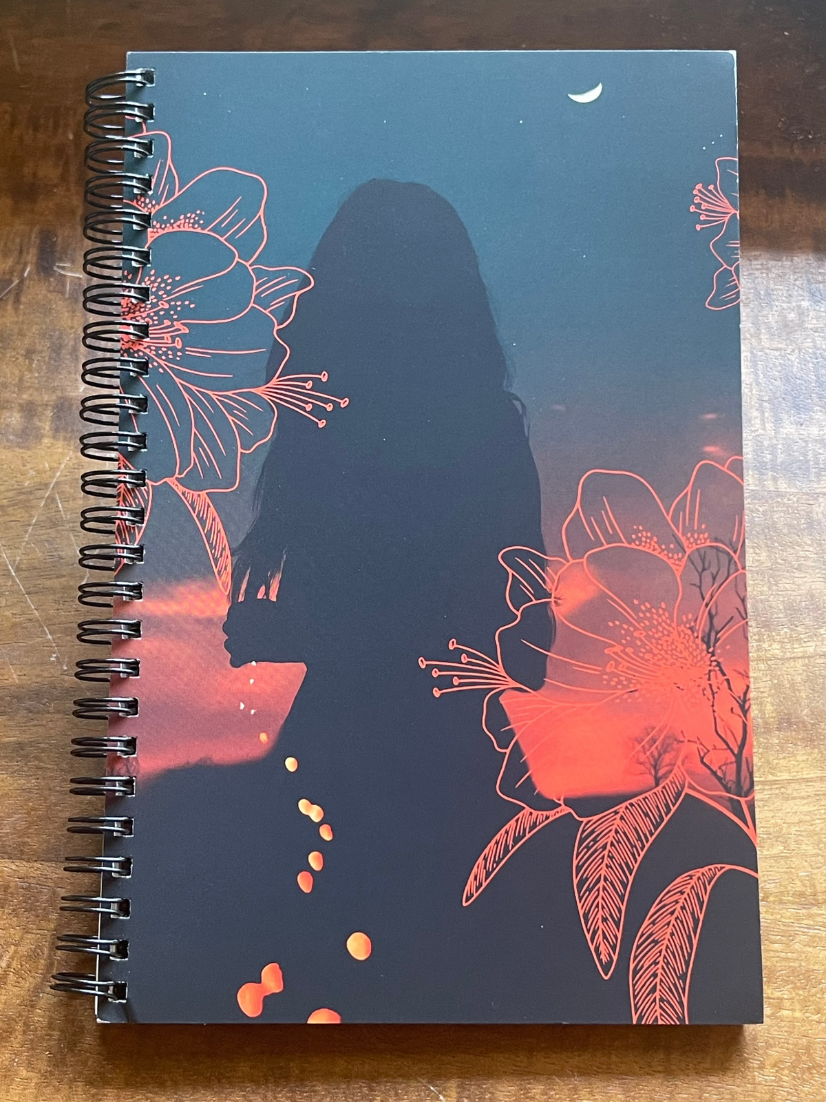 Moonflower Woman notebook