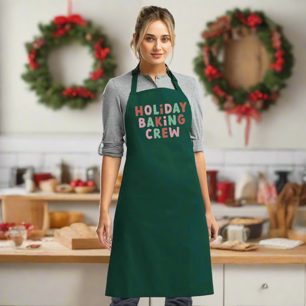 Holiday Baking Crew apron