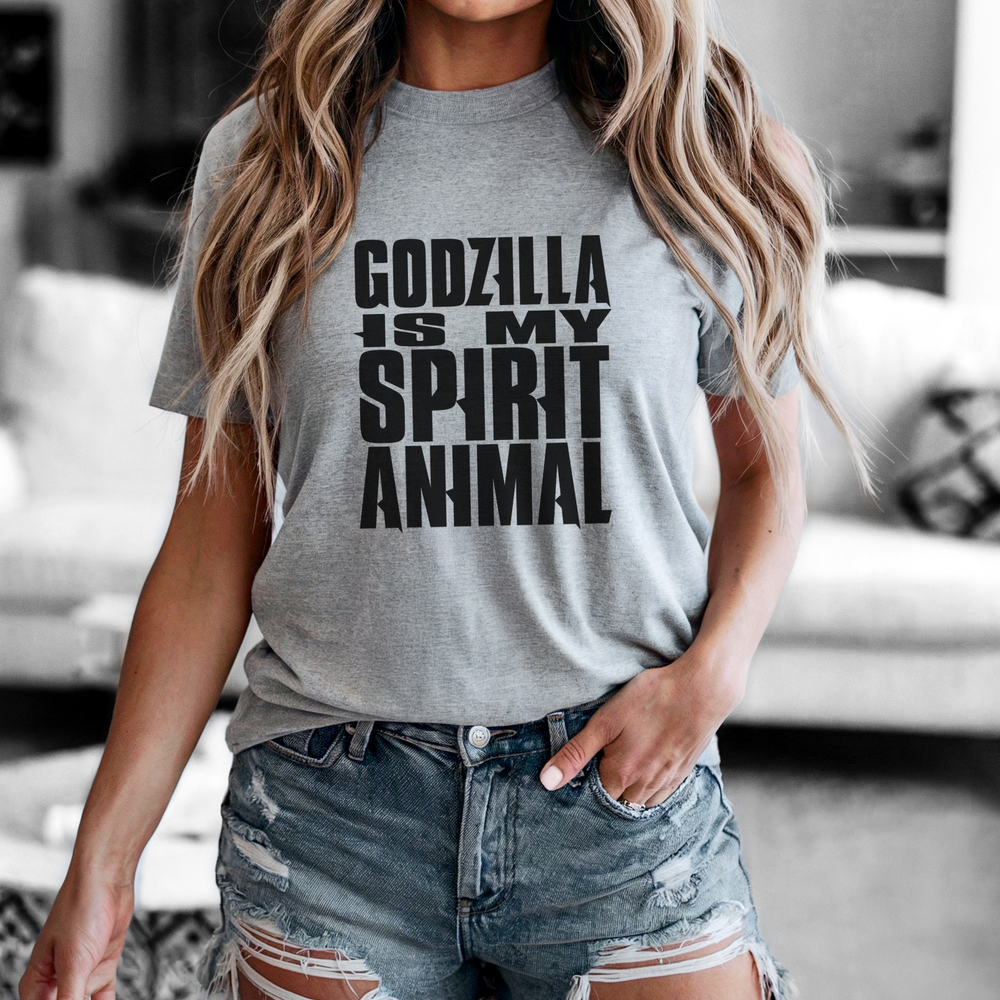 Godzilla Is My Spirit Animal short sleeve tee