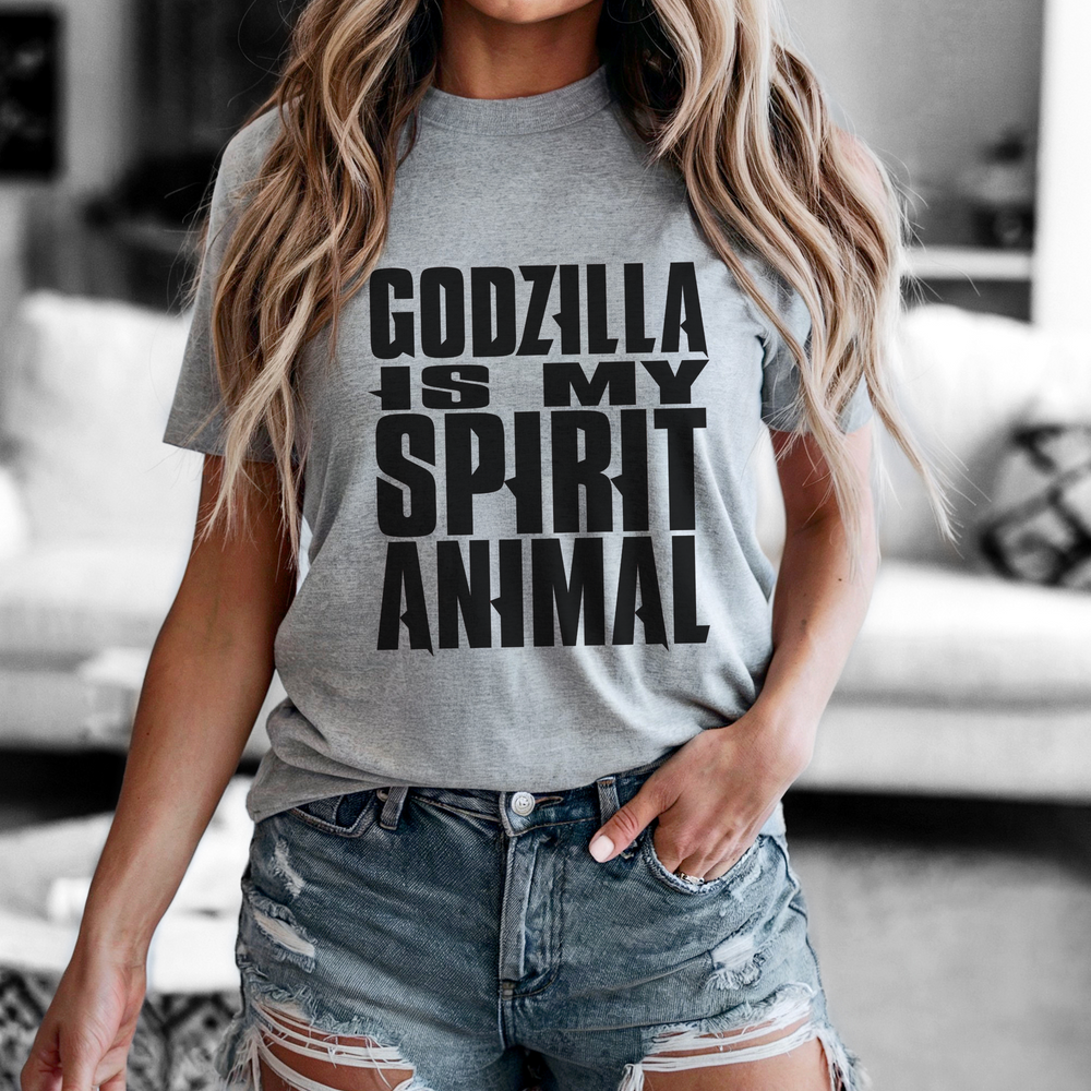 Godzilla Is My Spirit Animal short sleeve tee