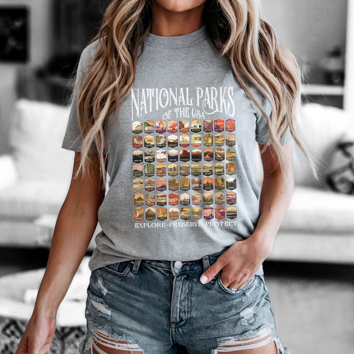National Parks short sleeve tee