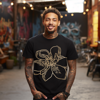 Golden Flower short sleeve tee