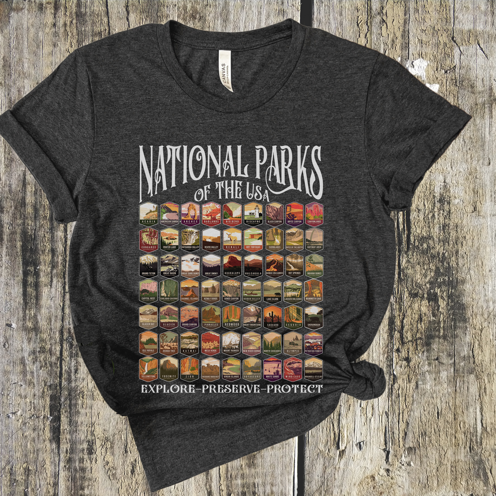 National Parks short sleeve tee