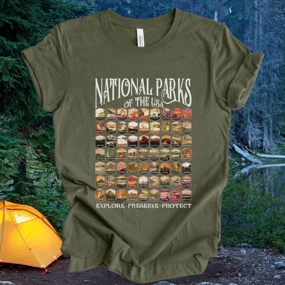 National Parks short sleeve tee