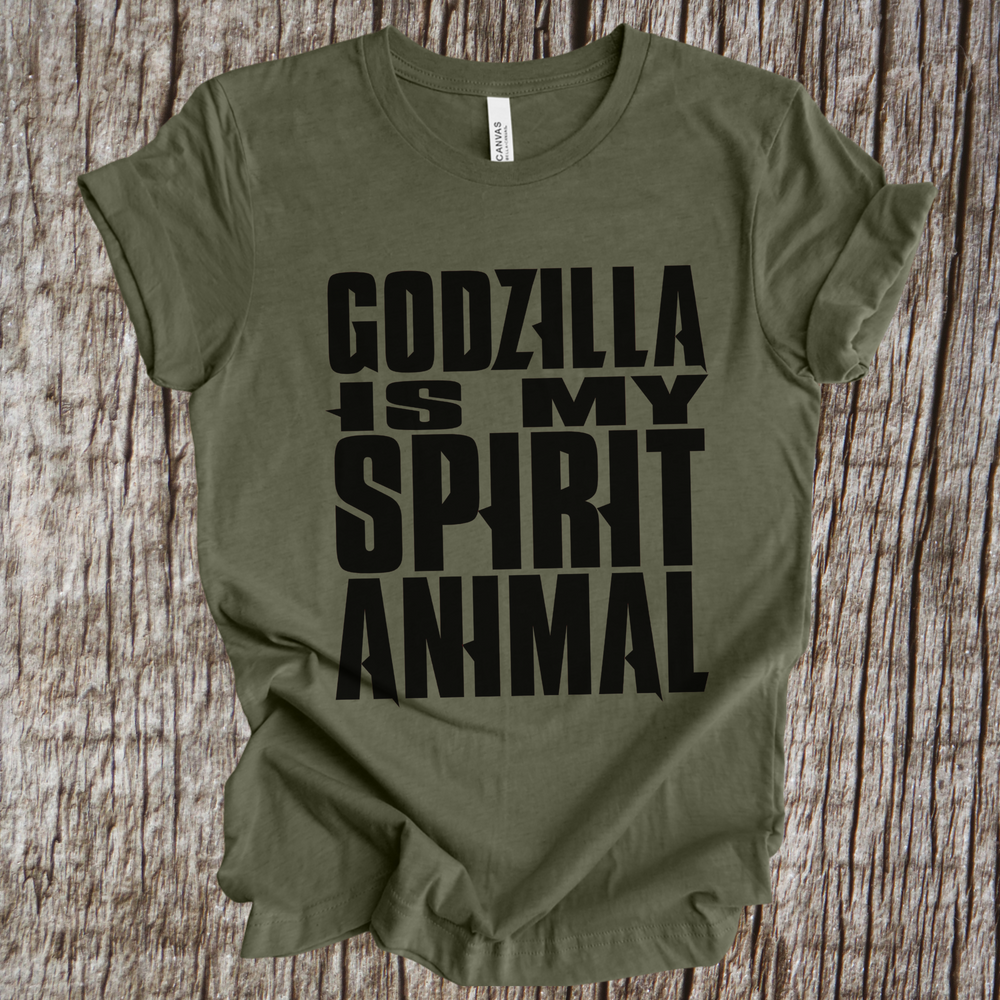 Godzilla Is My Spirit Animal short sleeve tee