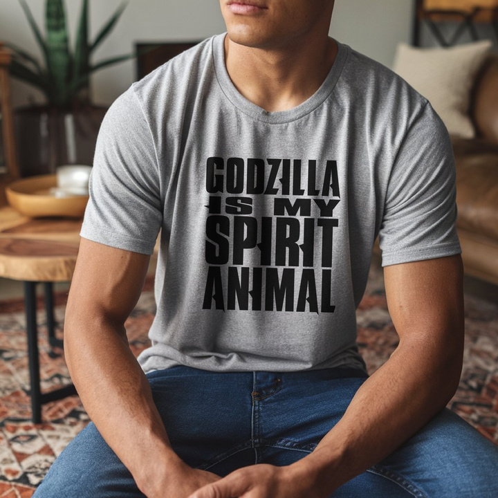 Godzilla Is My Spirit Animal short sleeve tee