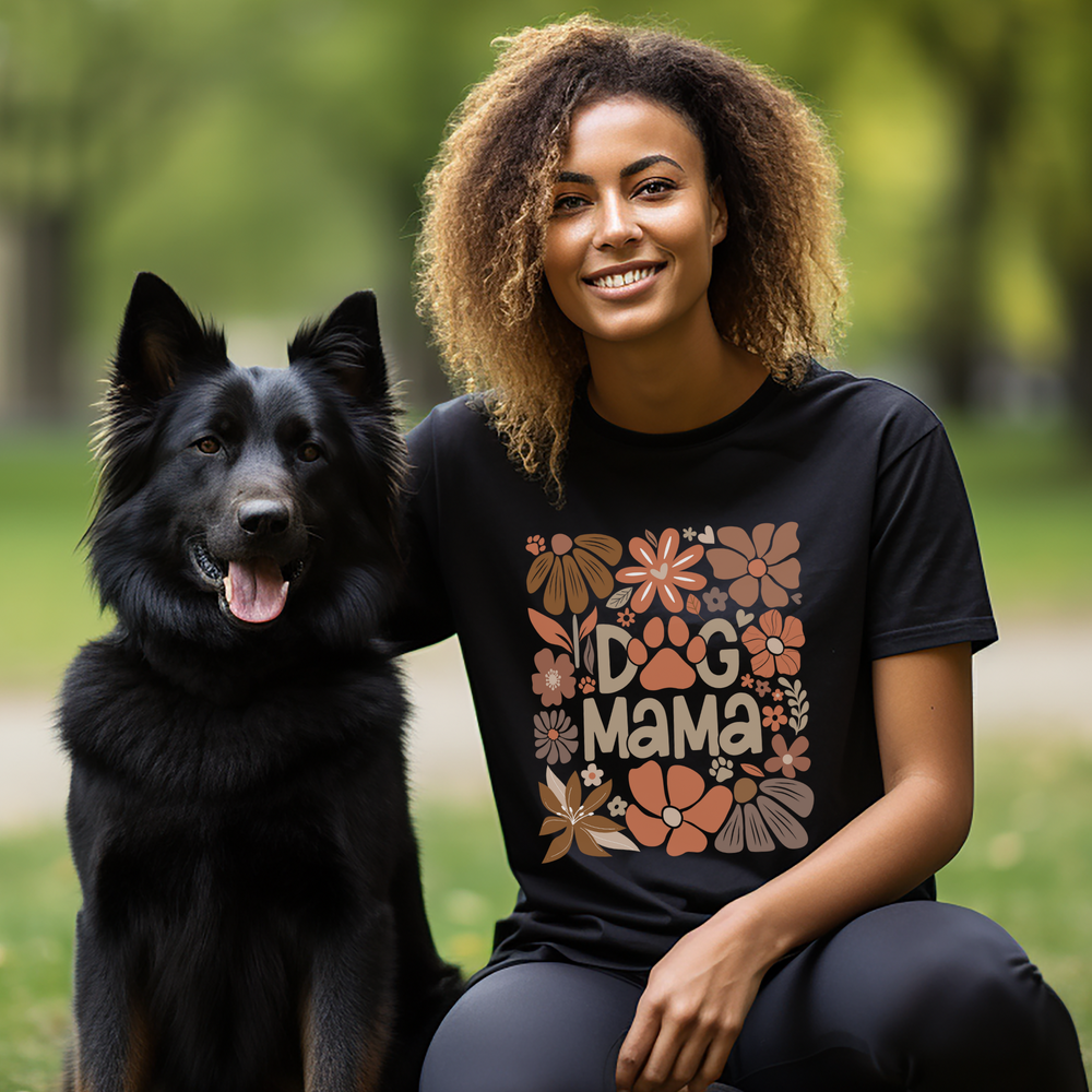 Boho Dog Mama short sleeve tee