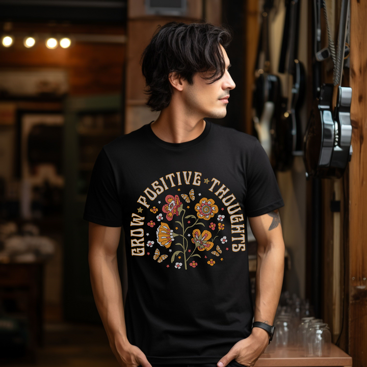 Grow Positive Thoughts short sleeve tee