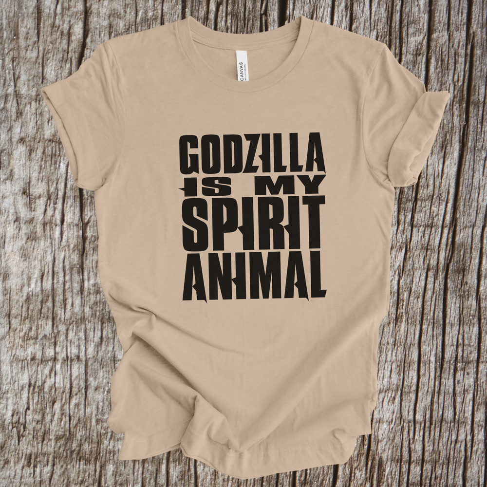Godzilla Is My Spirit Animal short sleeve tee