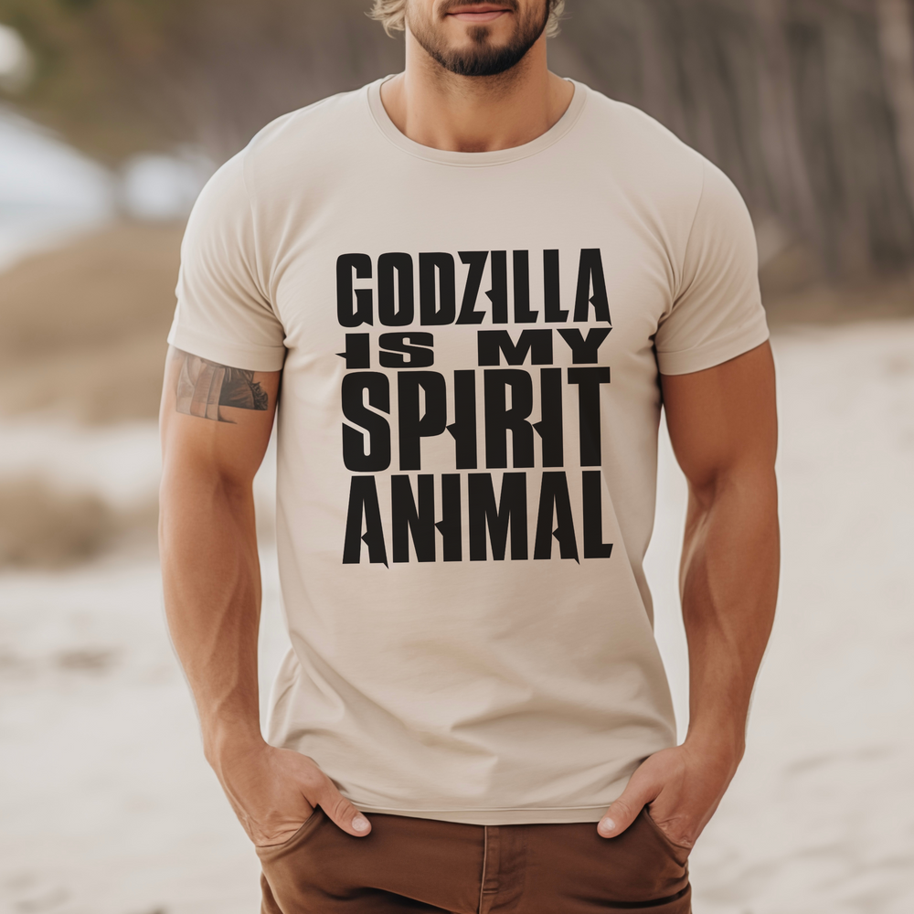 Godzilla Is My Spirit Animal short sleeve tee
