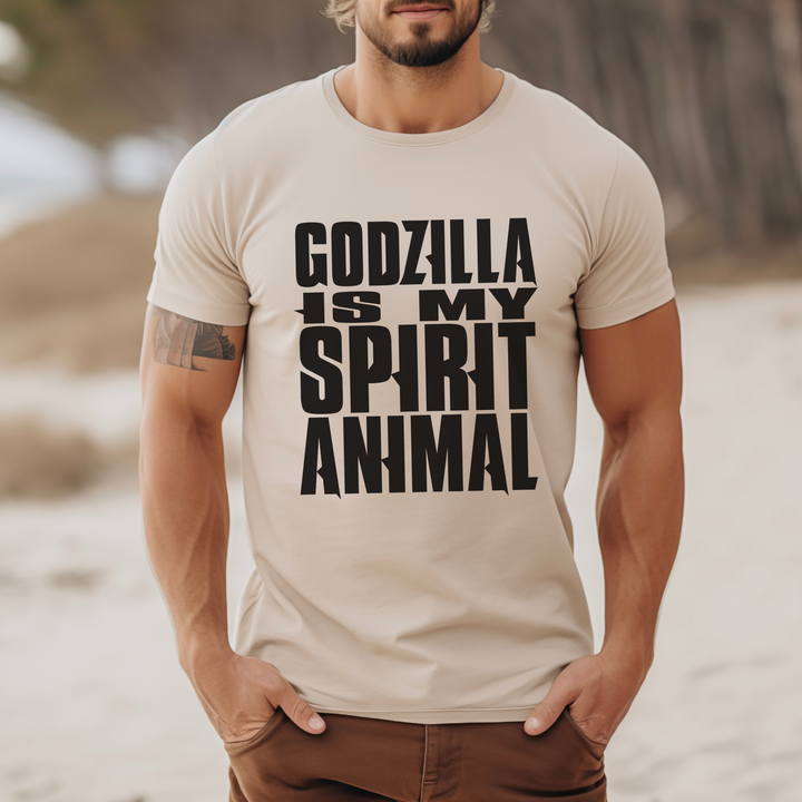 Godzilla Is My Spirit Animal short sleeve tee