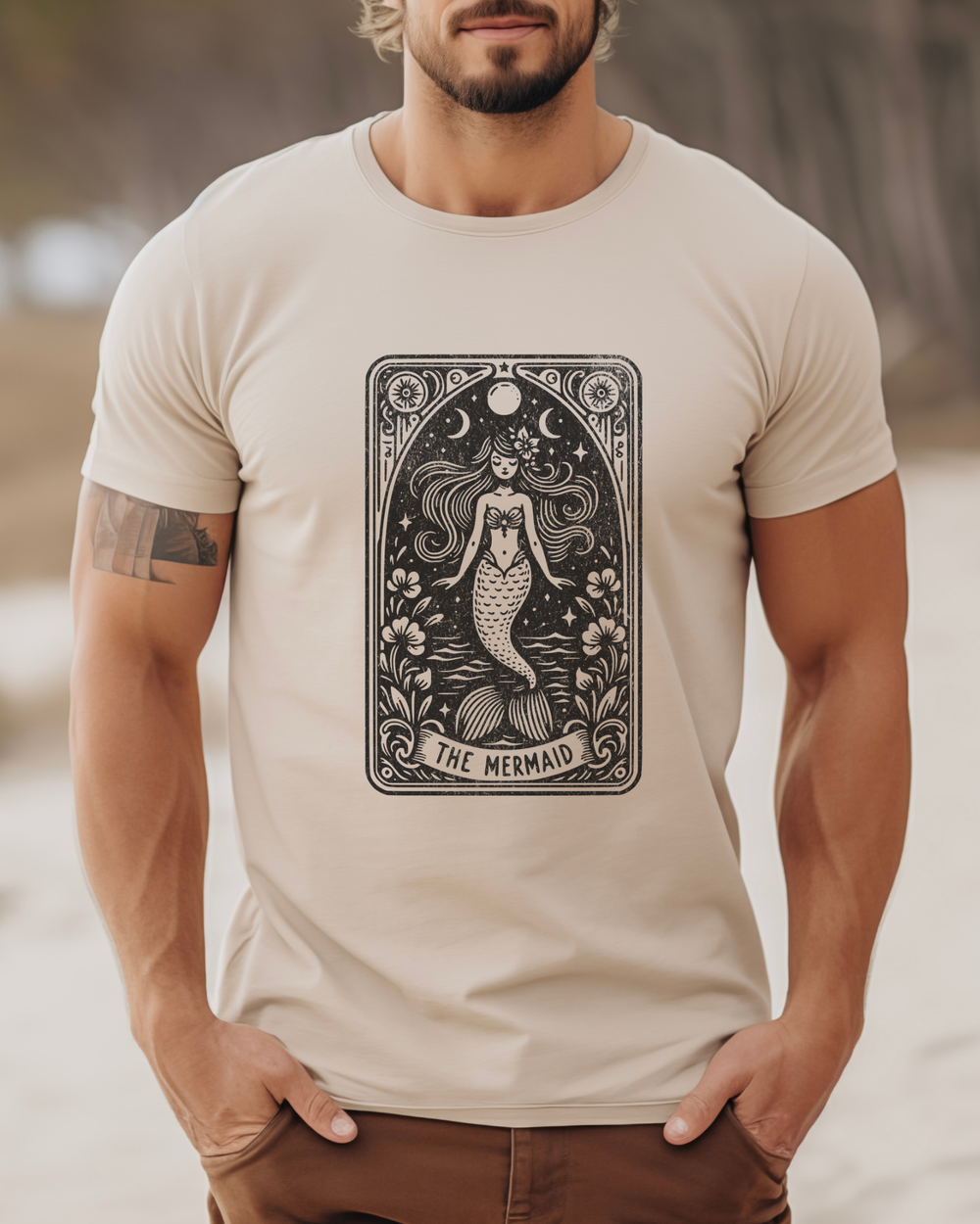 Mermaid Tarot short sleeve tee