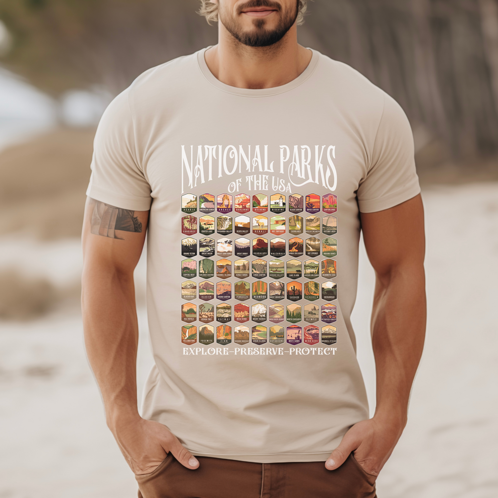 National Parks short sleeve tee