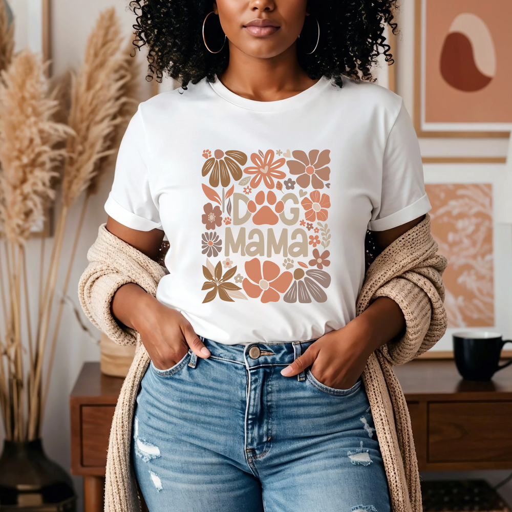 Boho Dog Mama short sleeve tee
