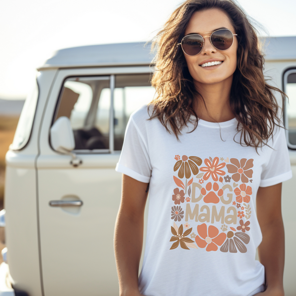 Boho Dog Mama short sleeve tee