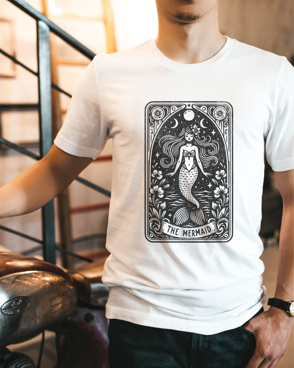 Mermaid Tarot short sleeve tee