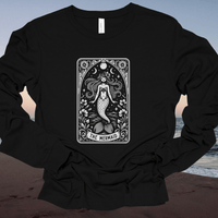 Mermaid Tarot Card long sleeve tee