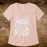 Golden Moth women's relaxed fit short sleeve V-neck tee