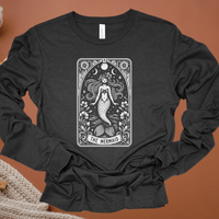 Mermaid Tarot Card long sleeve tee