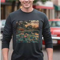 Japanese Woodblock long sleeve tee