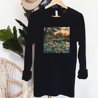 Japanese Woodblock long sleeve tee