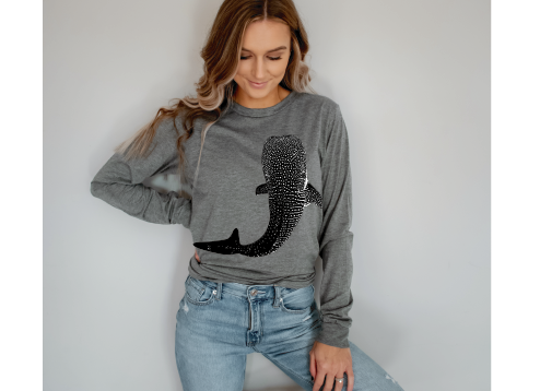 Whale Shark long sleeve tee