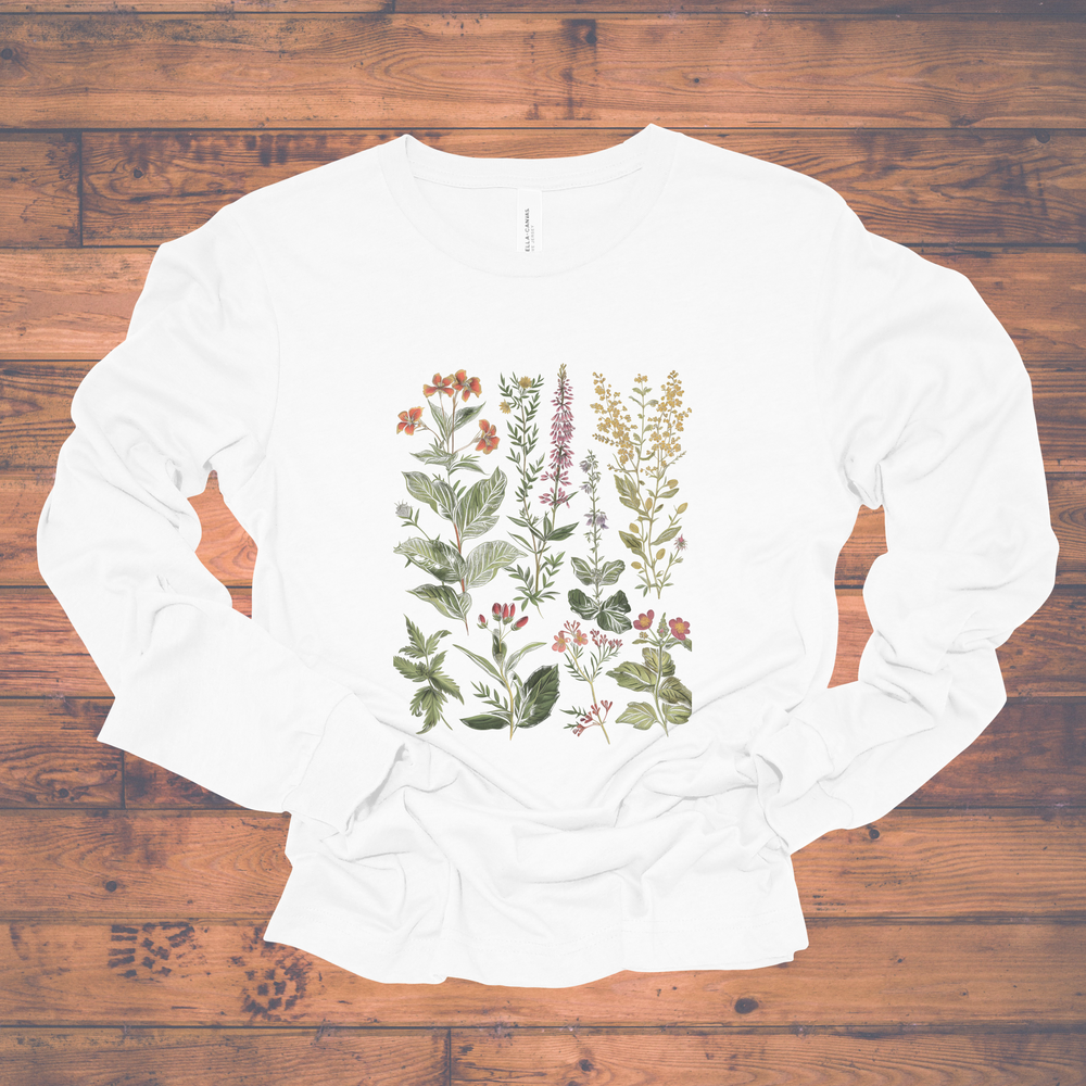 Wildflowers long sleeve tee