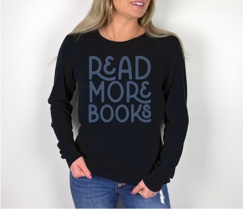 Read More Books long sleeve tee