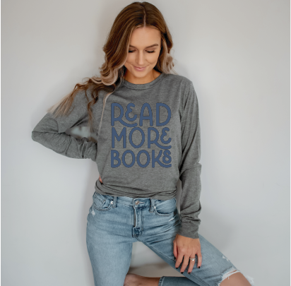 Read More Books long sleeve tee