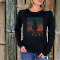 Moonflower Woman long sleeve tee