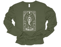 Mermaid Tarot Card long sleeve tee