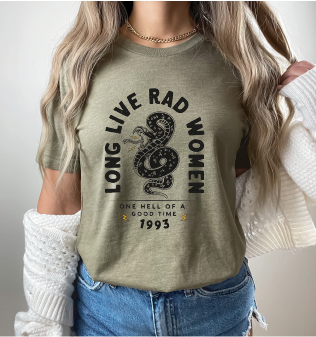 Long Live Rad Women short sleeve tee
