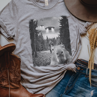 Capybara UFO Bigfoot crew neck short sleeve tee