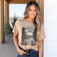 Capybara UFO Bigfoot crew neck short sleeve tee