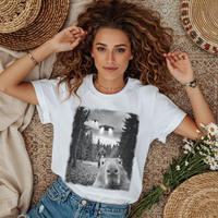 Capybara UFO Bigfoot crew neck short sleeve tee