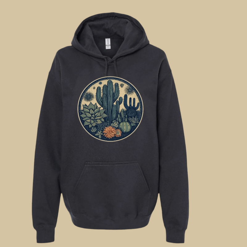 Desert Bouquet hooded sweatshirt