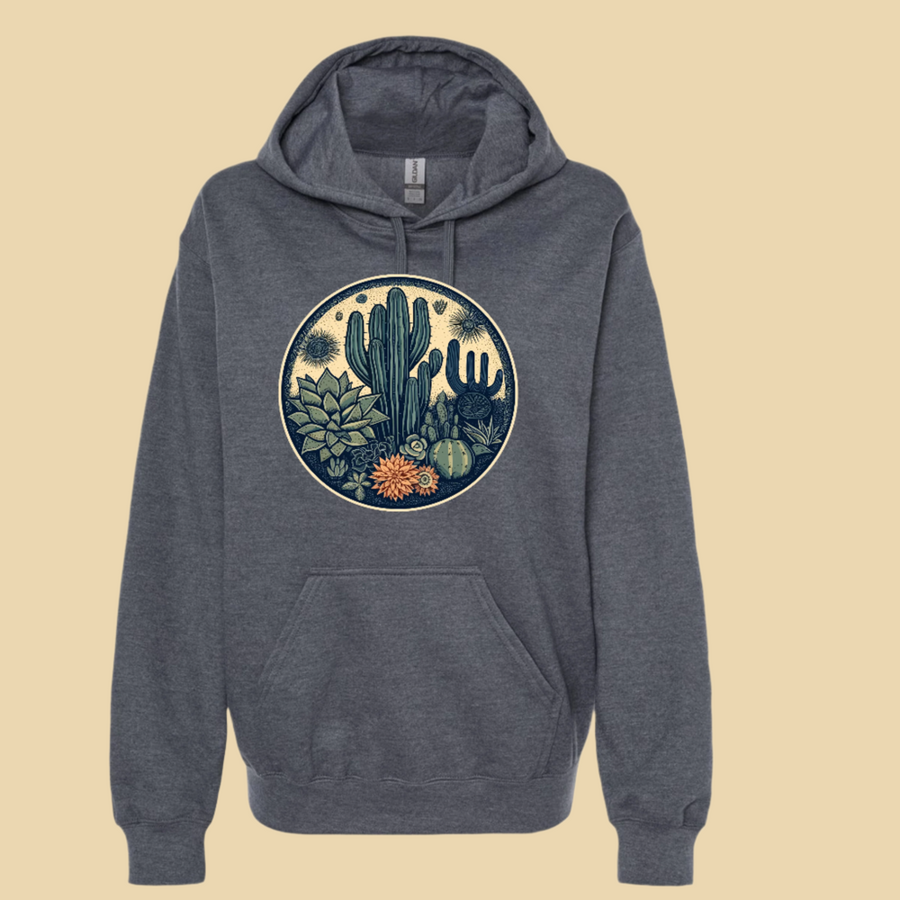 Desert Bouquet hooded sweatshirt
