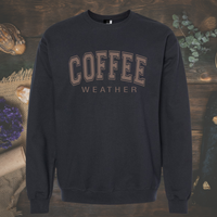 Coffee Weather crew neck sweatshirt