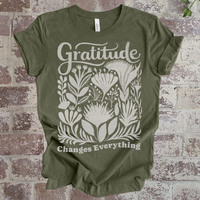 Gratitude Changes Everything short sleeve tee