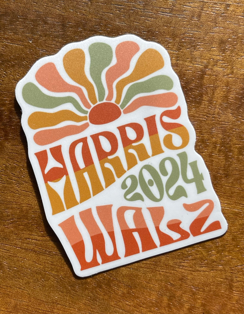 Harris/Walz 2024 sticker