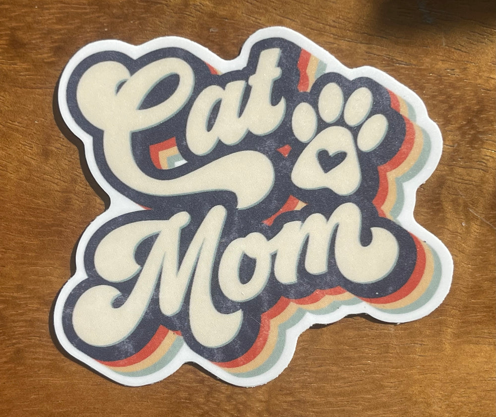 Cat Mom sticker