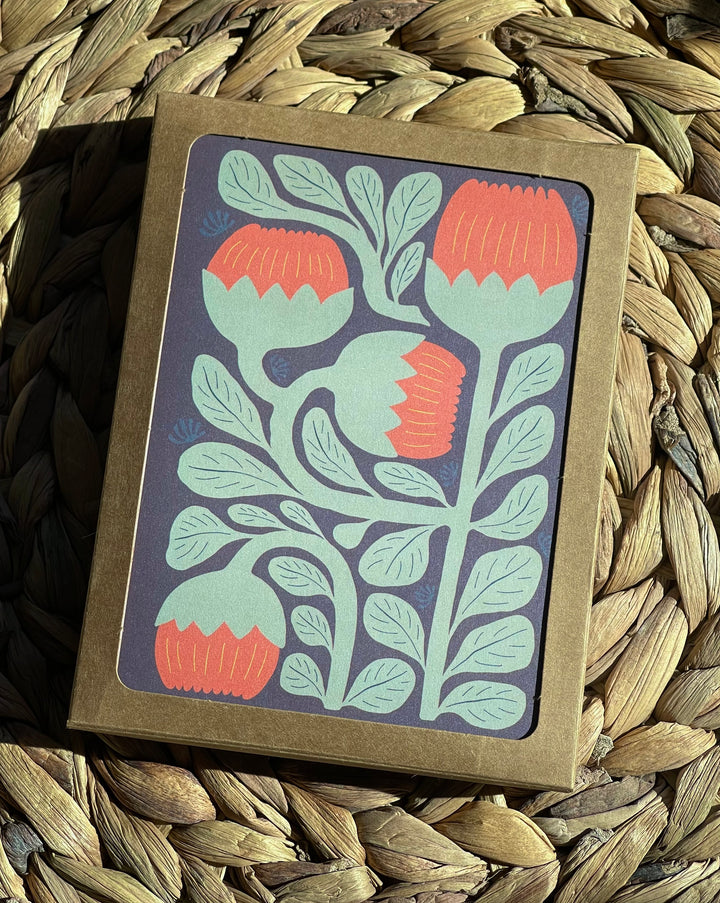 Mixed Flowers cards (set of 10 images)