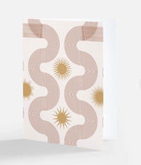 Abstract Boho Geometric design card