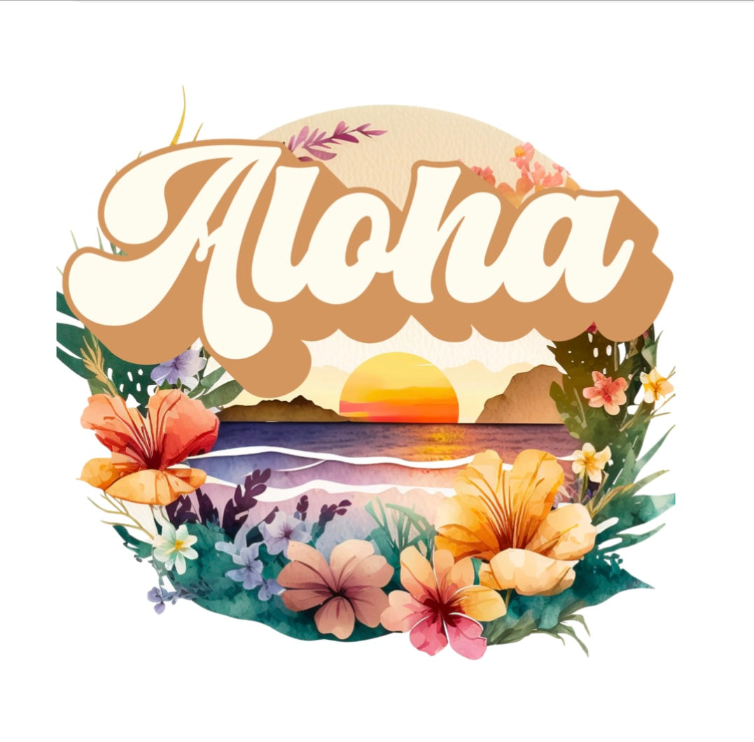 Aloha sticker