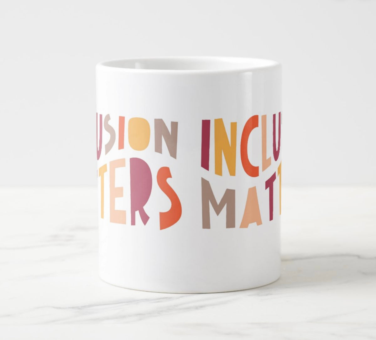 Inclusion Matters jumbo mug