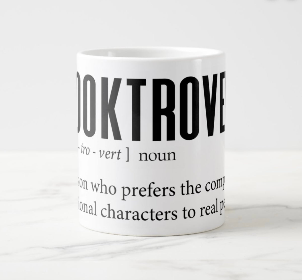 Booktrovert  jumbo mug