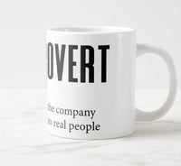 Booktrovert  jumbo mug