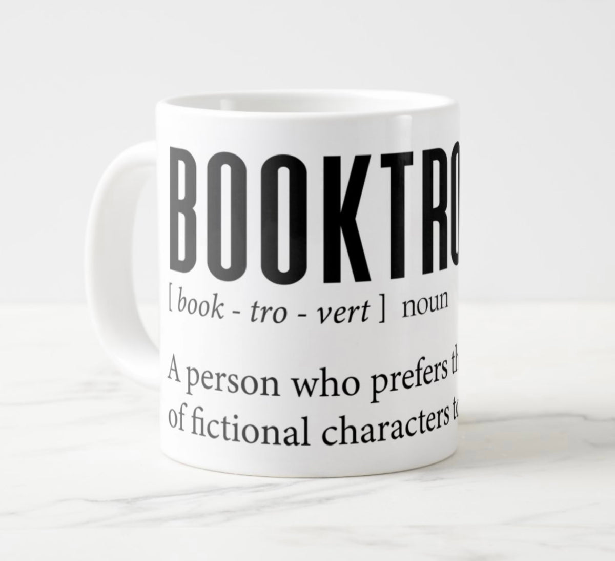 Booktrovert  jumbo mug